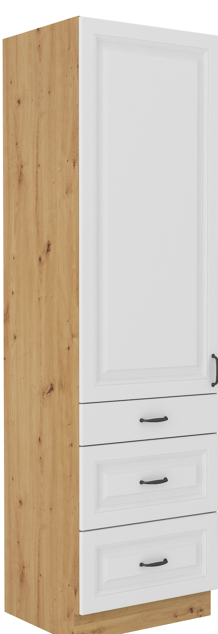 Stilo 60 DKS-210 3S 1F potravinová skříň 60 cm 3 šuplíky, 1 dvířka