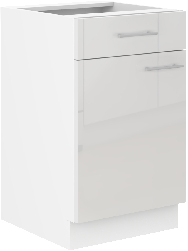 LARA 50 D 1F 1S BB skříňka spodní 50 cm 1 šuplík, 1 dvířka PREMIUM BOX