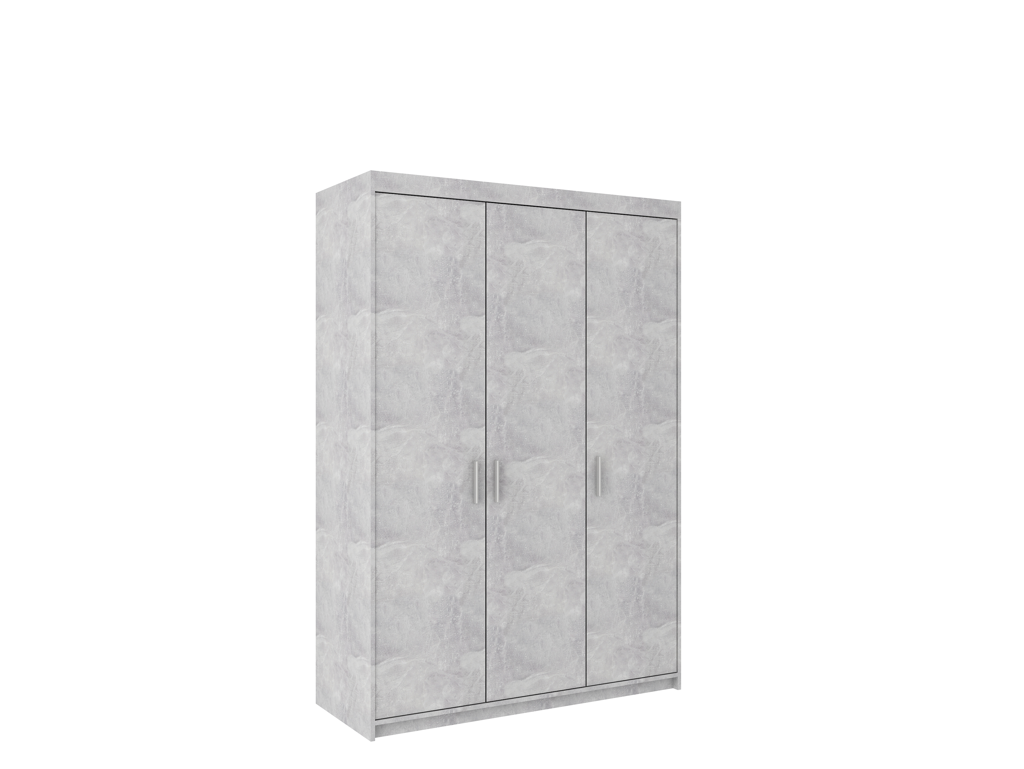 ELENA 3D skříň 3 dveře, beton světlý 133 cm