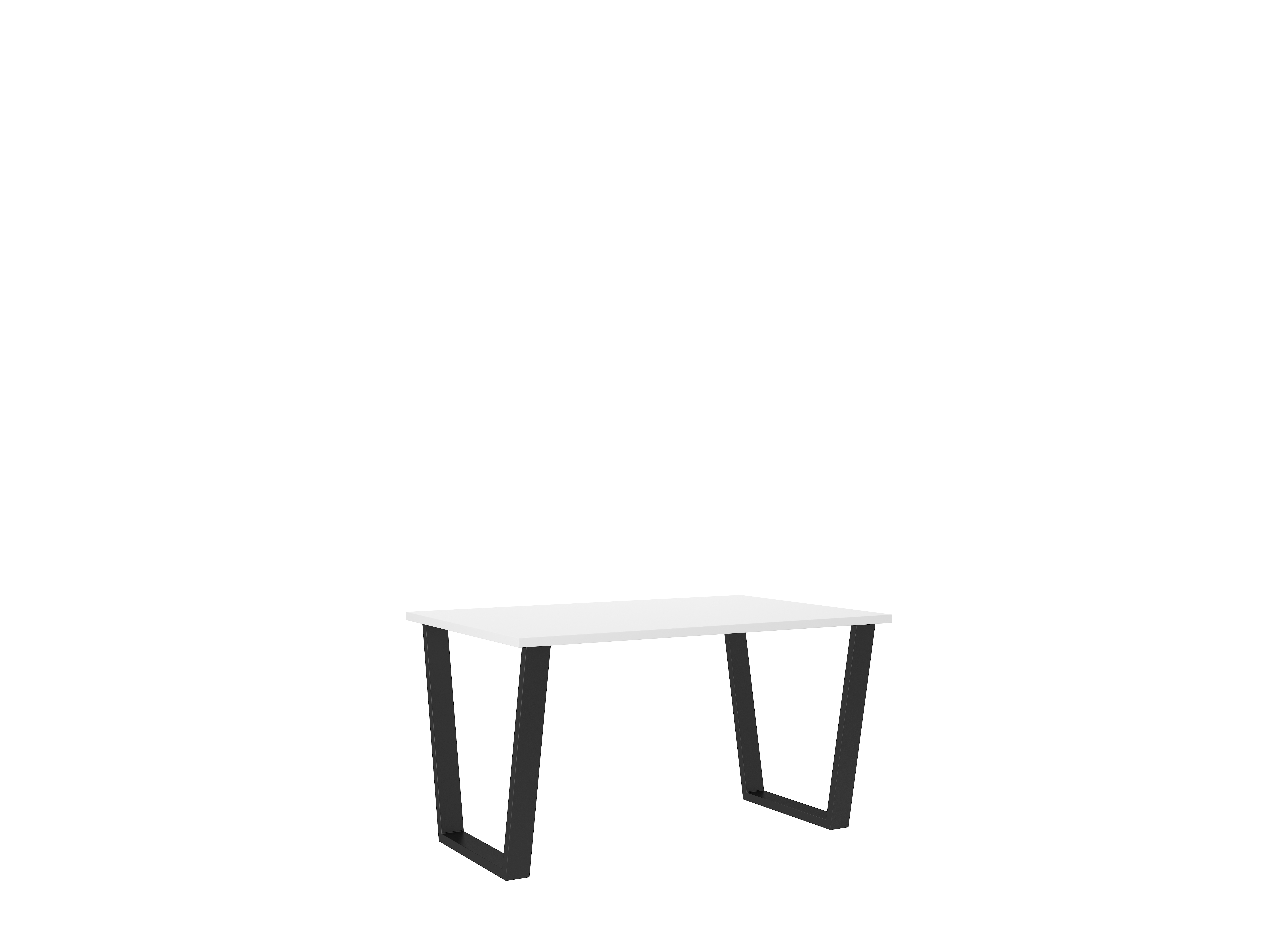 Stůl CEZAR 138x67 - Bílý
