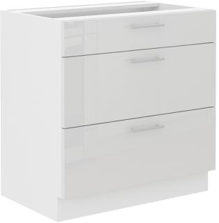 LARA 80 D 3S BB skříňka spodní 80 cm 3 šuplíky PREMIUM BOX