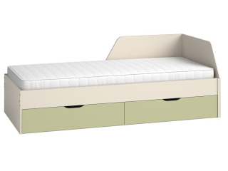 MELO ME9 postel na matraci 200x90 cm avokádo